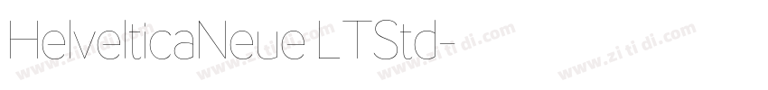 HelvelticaNeue LTStd字体转换